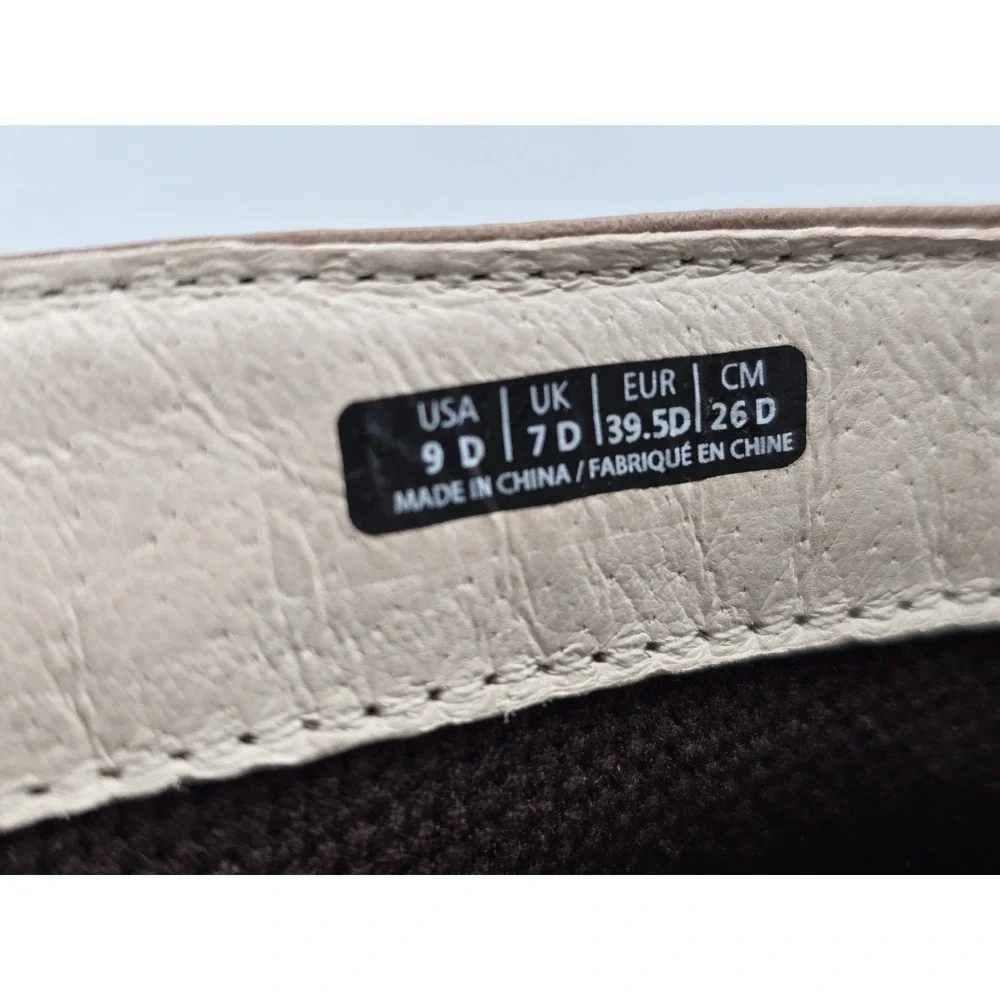 Womens‎ Size 9 D Leather Boots, Side Zip, Mercer, by Revitalign Orthotic - Tan